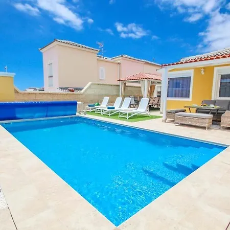 Villa Playa De Fanabe Sleeps 10 Pool Air Con Wifi Costa Adeje (Tenerife)